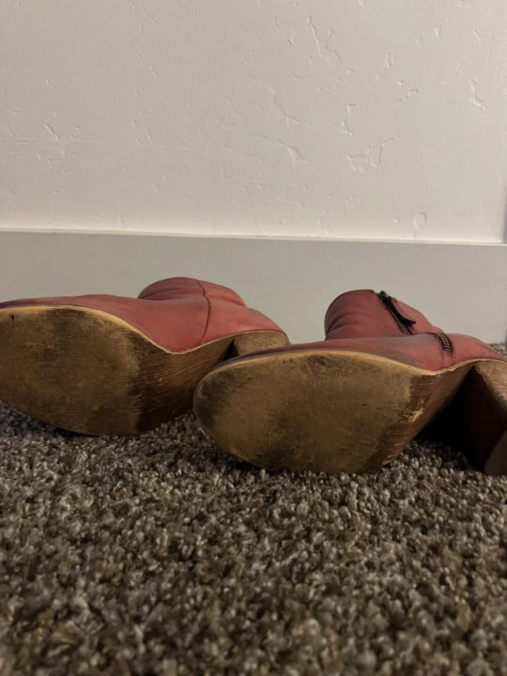 Women's size 9.5 burgundy ombre booties - BP brand